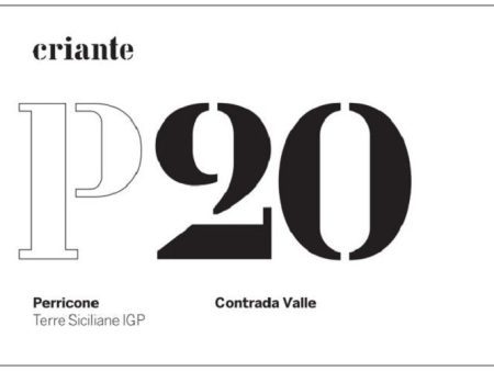 Criante Perricone IGP Terre Siciliane  P- Contrada Valle  2020 For Discount