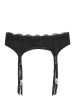 WW x Charlotte McKinney Astrid Mesh suspender belt For Sale