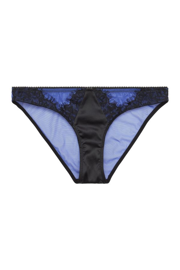 Indigo Curve Lace Picot Brief Sale