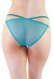 Cordelia Emerald Lace Overlay Brief For Sale