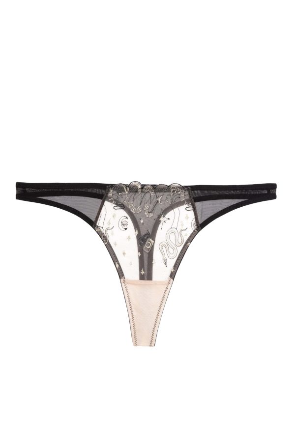 Anna Mystical Embroidery Thong Online Sale