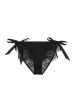 Peek & Beau Bryn Black Lace frill brief Cheap