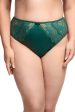 Cora Green Lace High Waisted Brief Cheap