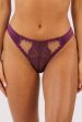 Astrid Merlot Lace And Trim Brief Online