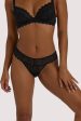 Ariana Black Lace Thong Discount