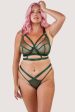 Regent Green Mesh Cross Over Brazillian Hot on Sale