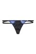 Indigo Lace Picot Thong For Sale