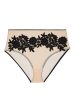 Alaina Illusion Mesh And Black Applique Brief on Sale