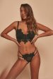 WW x Charlotte McKinney Alyssa Floral Applique Thong Sale