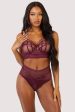 Eddie Wine Crossover High Waist Brief Fashion