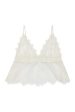 Wolf & Whistle Alexia Ivory Chiffon and Lace PJ Set Online