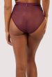 Eddie Wine Crossover High Waist Brief Fashion