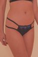 Tabitha Blue Embroidery Strappy Hipster Brief Online