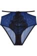 Tabitha Blue Embroidery Curve HW Brief Online Hot Sale