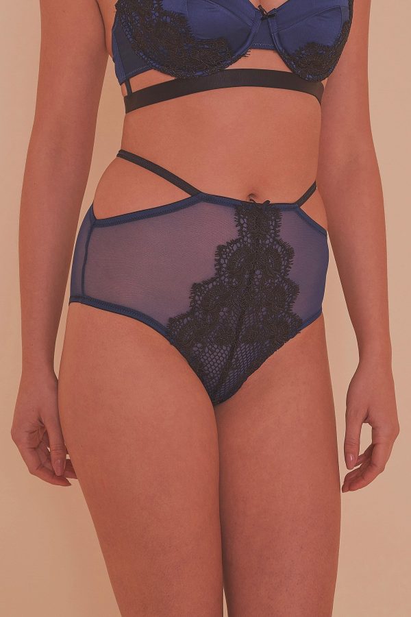 Tabitha Blue Embroidery HW Brief For Discount