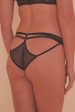 Ava Black Strappy Brief Fashion