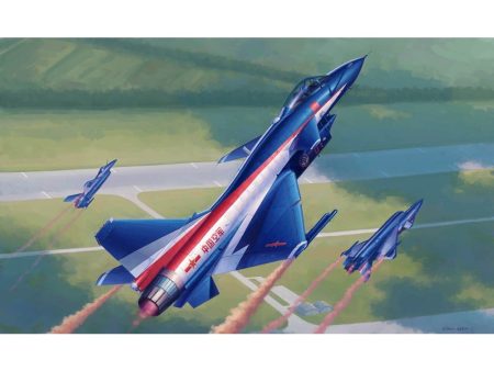 02857 1 48 PLA J10AY Vigorous Dragon  Ba Yi Aerobatic Team Plastic Model Kit For Sale