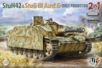 Takom 1 35 StuH 42 and StuG III Ausf.G Early Production 2 in 1 Plastic Model Kit [8009] Discount