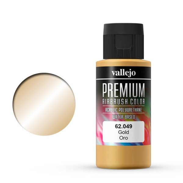 62049 Premium Colour Gold 60 ml Acrylic Airbrush Paint Online Sale