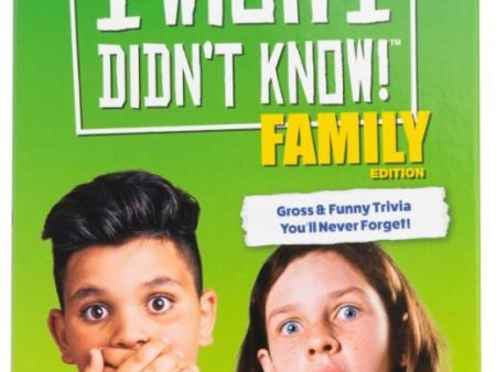 I Wish I Didnt Know! Family Edition Sale