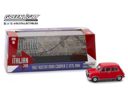 143 The Italian Job 1969 1967 Austin  Mini Cooper S 1275 MKI Red w  Black Stripes Discount