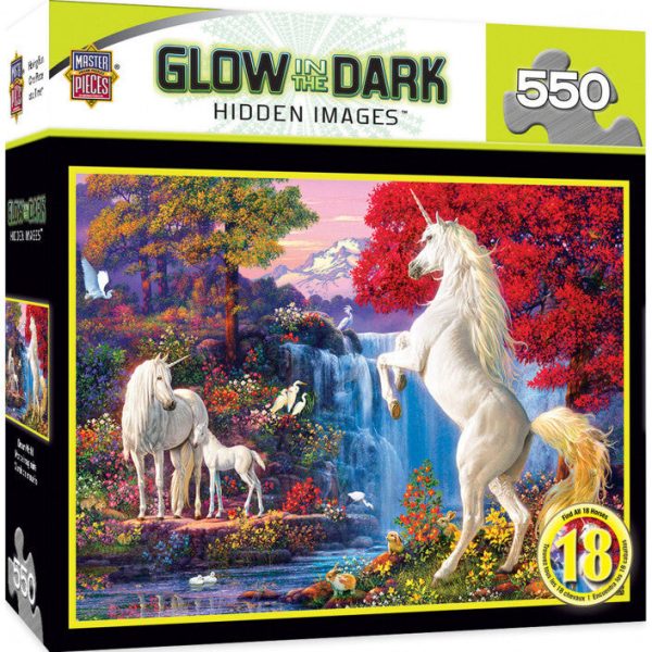 550pc Hidden Images Dream World  Glow in the Dark Online now