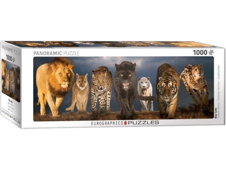 1000pc Big Cats Panoramic For Discount