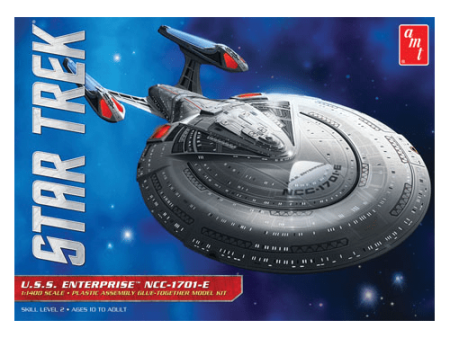 853 1 1400 Star Trek U.S.S. Enterprise 1701E Plastic Model Kit For Sale