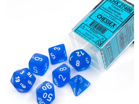 Frosted Blue White 7Die Set Sale