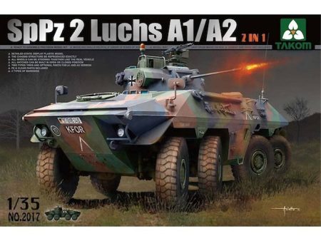 2017 1 35 Bundeswehr SpPz 2 Luchs A1 A2 2 in 1 Plastic Model Kit For Cheap