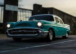 1 10 EP 4WD Fazer Mk2 1957 Chevy Bel Air Coupe Tropical Turquoise Supply