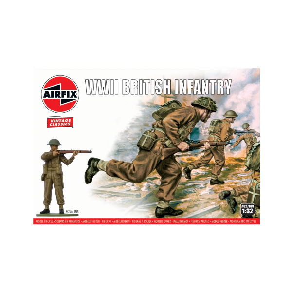 1 32 WWII BRITISH INFANTRY on Sale