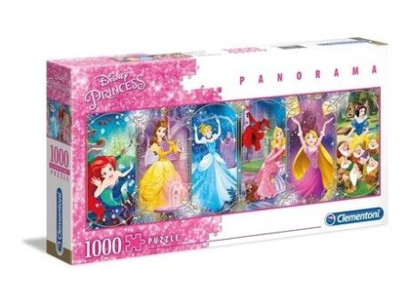 1000pc Disney Princesses Panorama Fashion