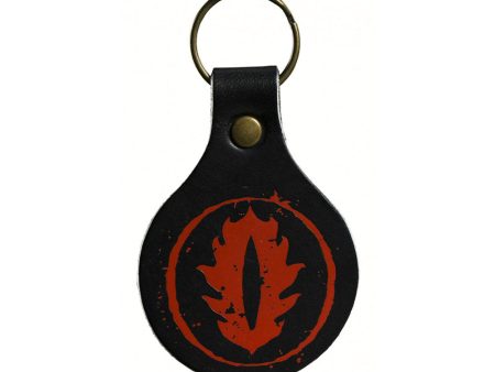 LoTR  Leather Keyring Eye of Sauron For Sale