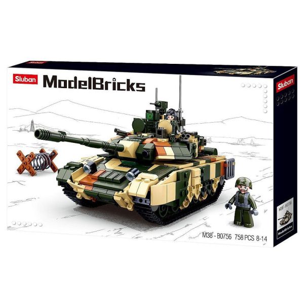 Model Bricks 758pc T90MS Battle Tank Discount