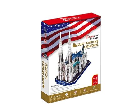 117pc 3D Puzzle St. Patricks Cathedral Fashion