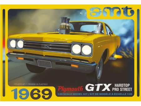 1180M 1 25 1969 Plymouth GTX Hardtop Pro Street 2T Plastic Model Kit Discount