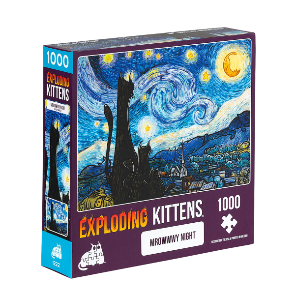 Mrowwwy Night 1000 pieces Puzzle Hot on Sale