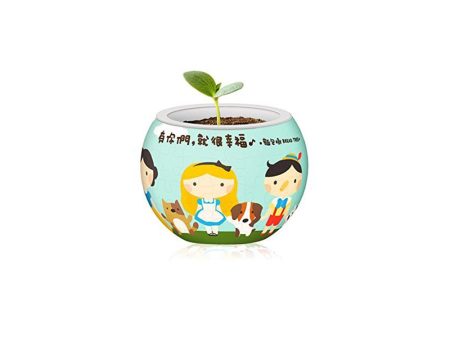 3D Flowerpot Happy with Friends Hot on Sale