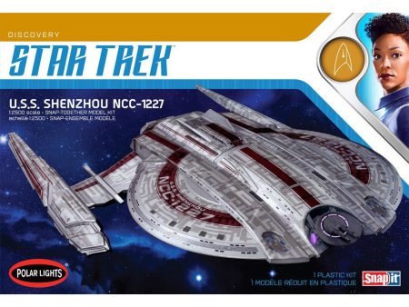 967M 1 2500 Star Trek USS Shenzhou Snap 2T Plastic Model Kit Online now