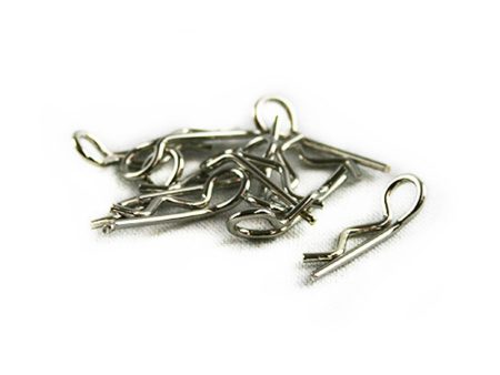 Small Body Clips for 118 4WD RTR High Speed RC Truck Silver on Sale