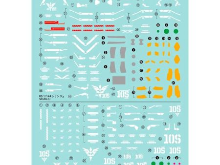 GUNDAM DECAL 115 RG 1 144 SINANJU Online