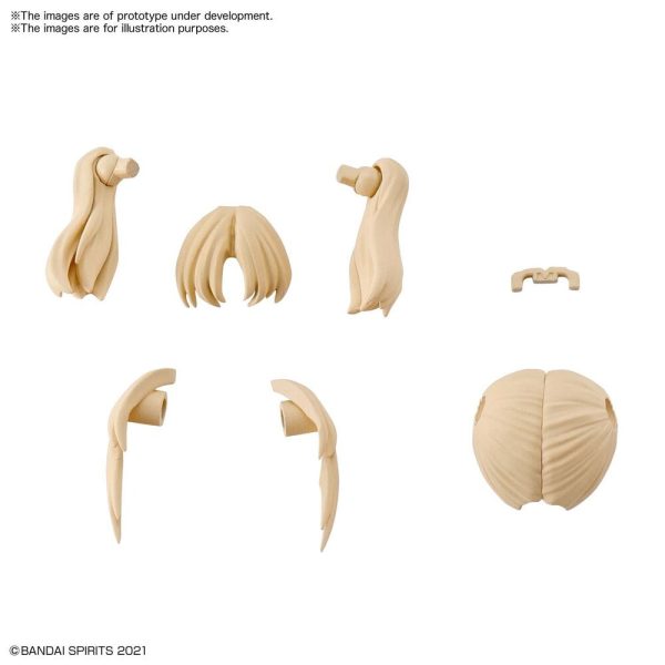 30MS OPTION HAIR STYLE PARTS Vol.1 All 4 TYPES For Sale