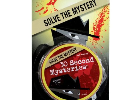 Mystery Mind and Logic  30 Second  Mysteries Hot on Sale