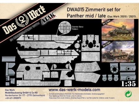 A015 1 35 Zimmerit Set f r Panther mid late DB pattern Plastic Model Kit Online