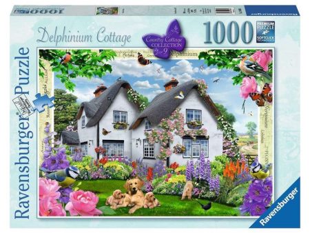 1000pc Delphinium Country Cottage Sale