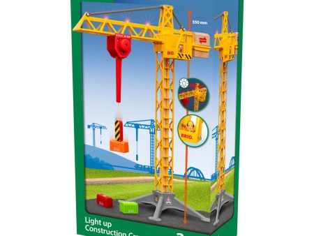 Construction Crane w Lights 5 pcs Fashion