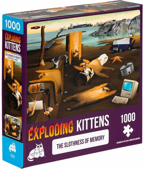 Exploding Kittens Puzzle Slothness of Memory 1000 pieces Supply