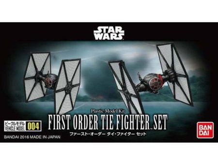 STAR WARS VEHICLE MODEL 004 FIRST ORDER TIE FIGHTER SET Online Sale