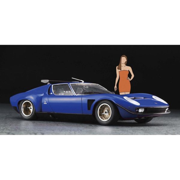 1 24 LAMBORGHINI JOTA SVR w ITALIAN GIRLS FIGURE Online Sale